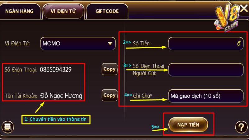 Nạp tiền qua ví điện tử có thể giúp cược thủ nhận thêm ưu đãi cực hấp dẫn