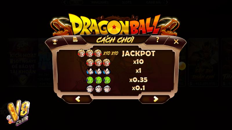 Cổng game V8 Club có mức nhân thưởng vô cùng hấp dẫn cho game thủ trúng giải