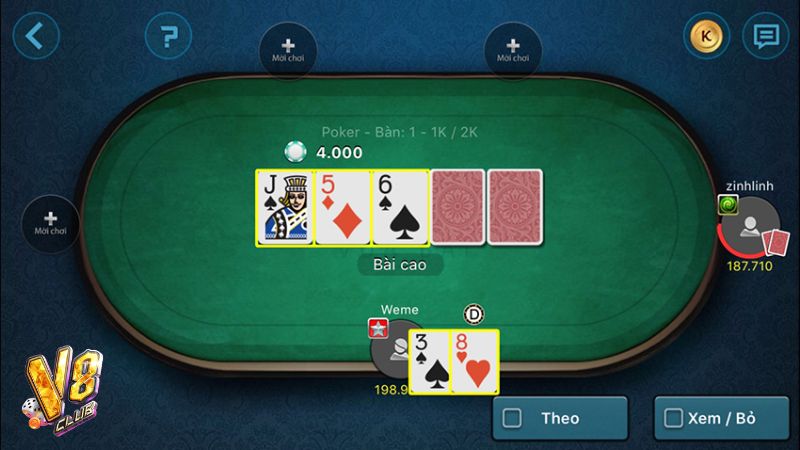 Anh em nhớ luôn giữ thế chủ động khi chơi Poker để làm chủ ván đấu