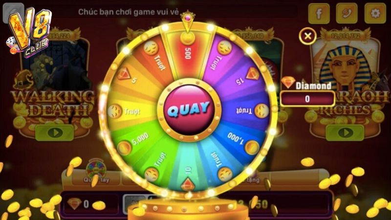 Đừng quên tận dụng các vòng quay kiếm xu thưởng free trải nghiệm game slot lâu hơn